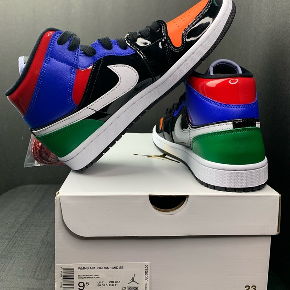 multicolor patent jordan 1